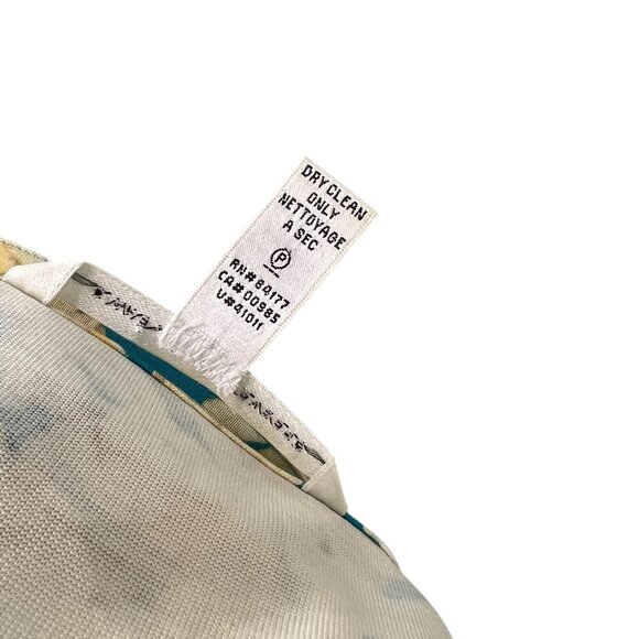 Diane Von Furstenberg TOBY Silk Jersey Wrap Dress Turquoise Barrier Reef Size 4 - Picture 8 of 8